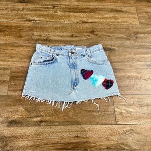 Vintage Levi’s Urban Renewal Mini Skirt, Levi’s Micro Mini Skirt Vintage Orange